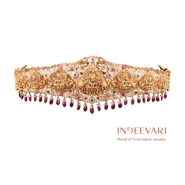 ashta lakshmi temple vaddanam gold jewelry bridal design