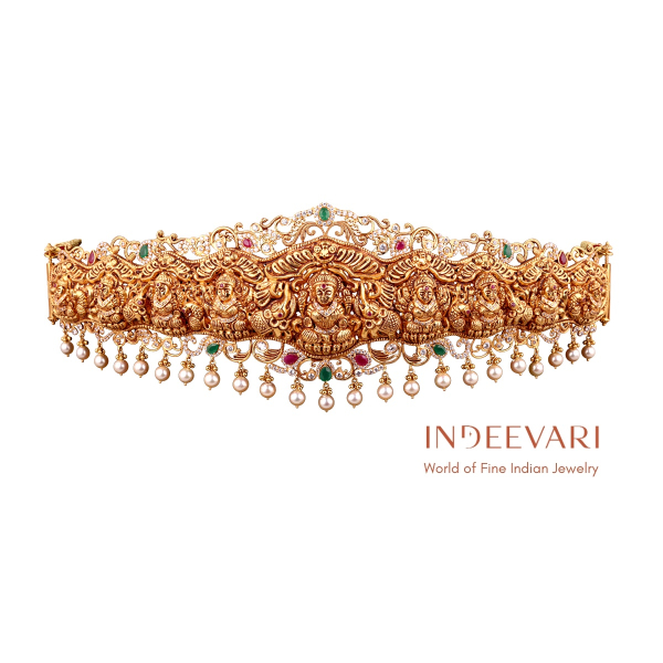 Shakti Ashtalakshmi Front Belt in 22kt