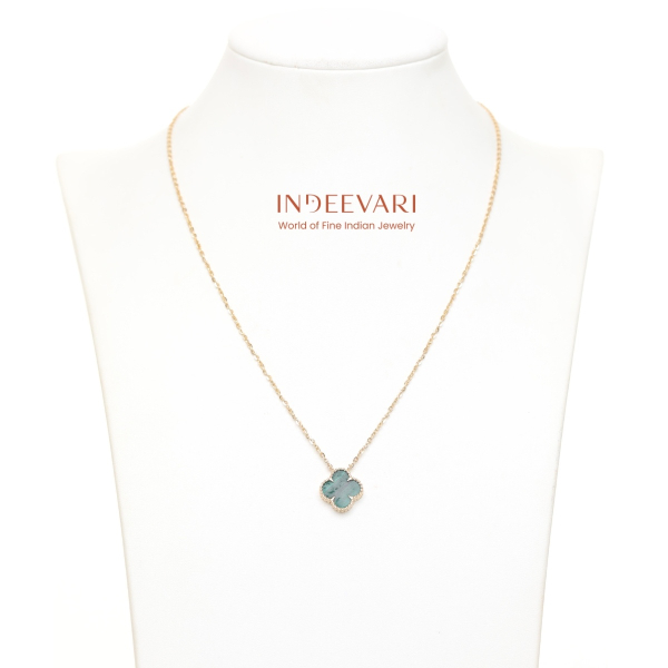 Clover Charm Pendant Necklace