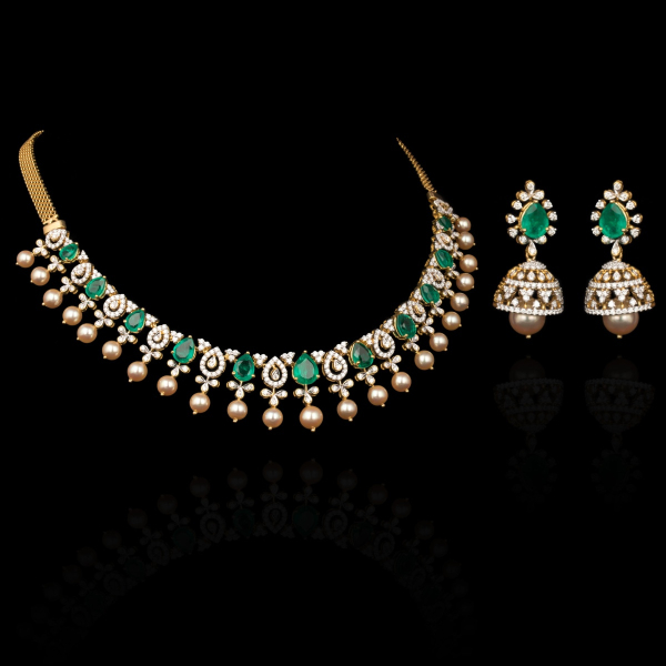Avery Diamond Necklace Set