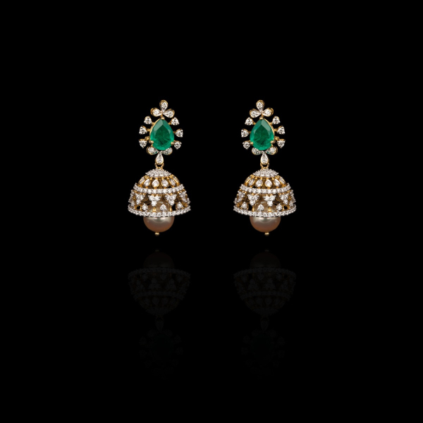 Avery Diamond Jhumka