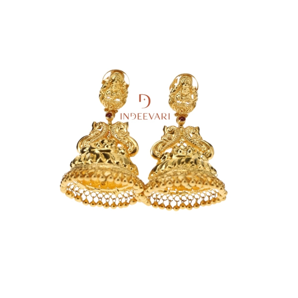 Nakshi Divine Peacock Jhumkis