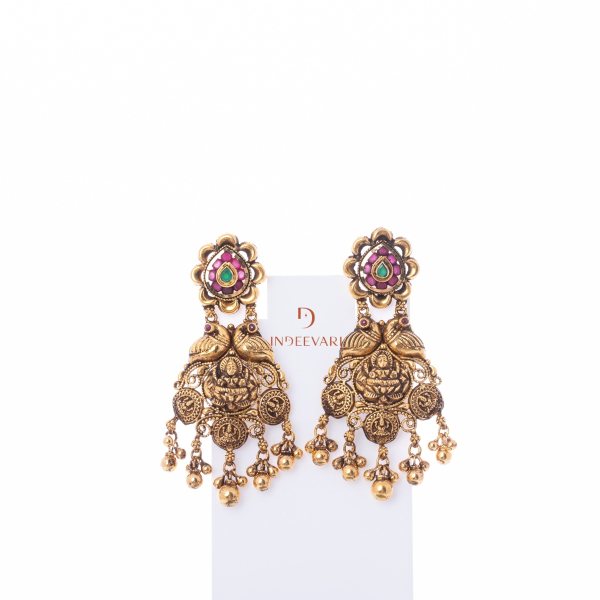 Mayurika Lakshmi Kasu Earrings