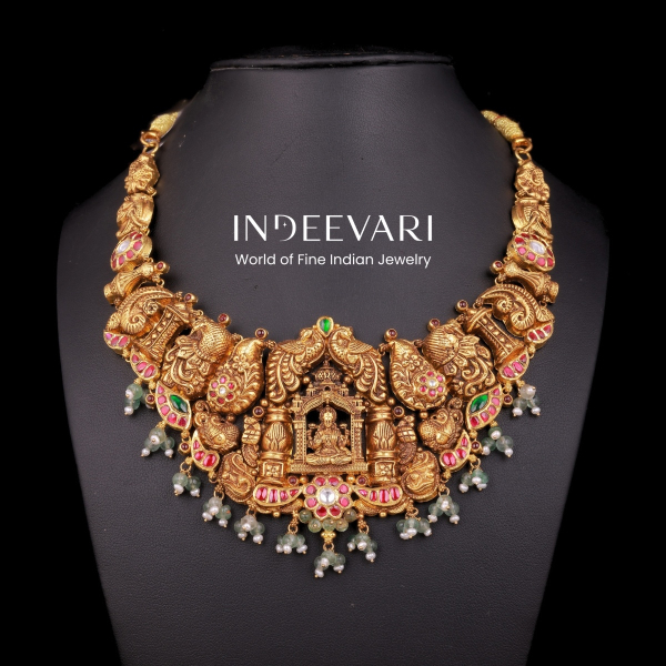 Divine Temple Nakshi Necklace