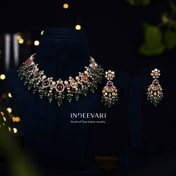 Priyashi Victorian Cz Polki Set