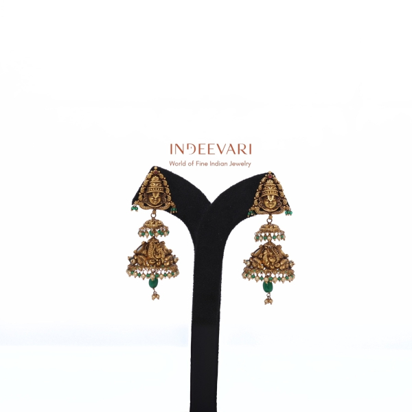 Deva Kalasham Heritage Jhumkas