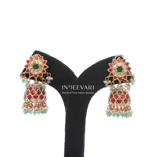 Floral Heritage Detachable Jhumkas