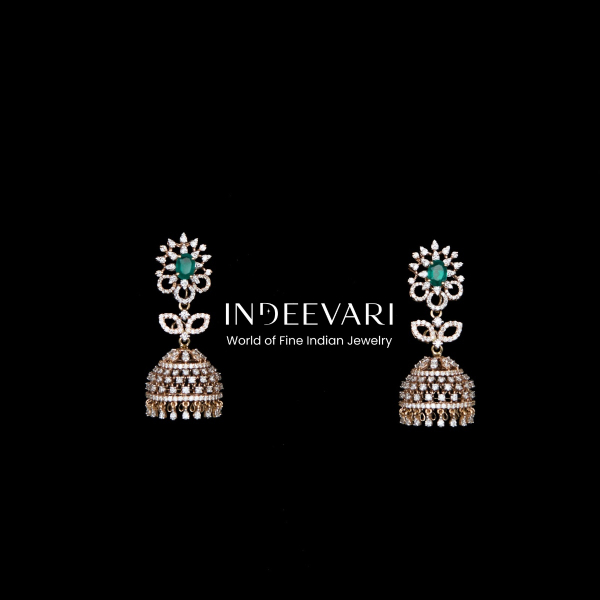 Lustre Diamond Detachable Jhumkis - jewelry store with premium craftsmanship