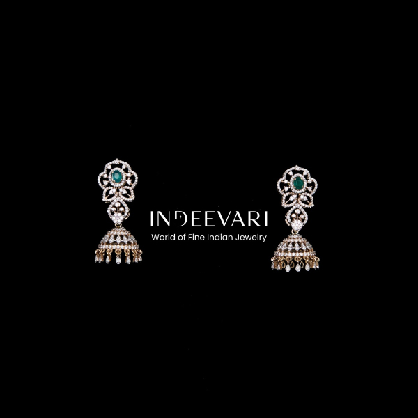 Diamond Petal Convertible Jhumkis - jewelry store with premium craftsmanship