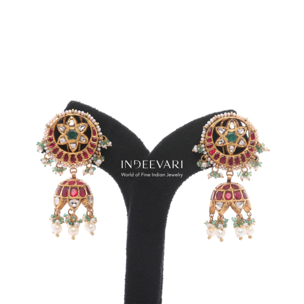 Heritage Polki Jhumkas