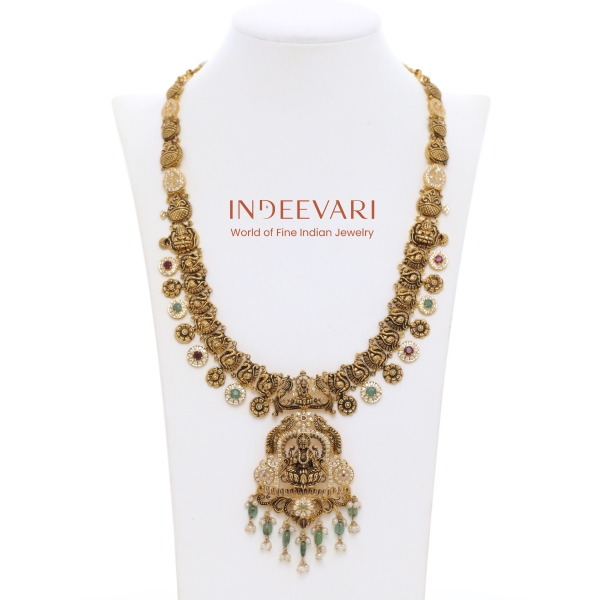 Lakshmi Peacock Pachi Long Haar