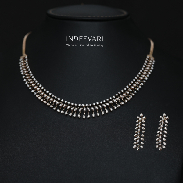Vyanika Diamond Necklace Set