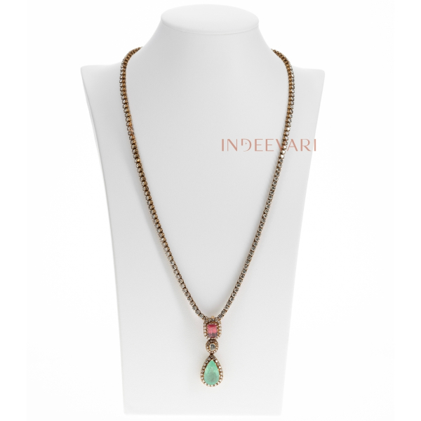 Polki Diamond Royal Victorian Necklace