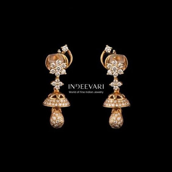 StarStruck Diamond Jhumkis