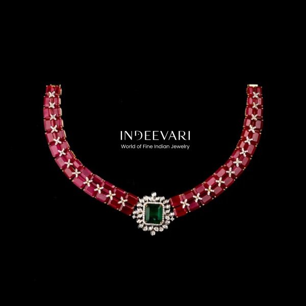 Iyla Ruby & Diamond Necklace