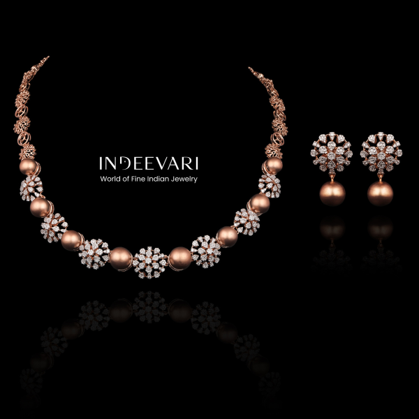 Viviene Diamond Necklace Set