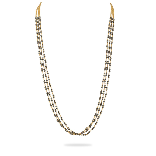Black Bead Layered Mangalsutra