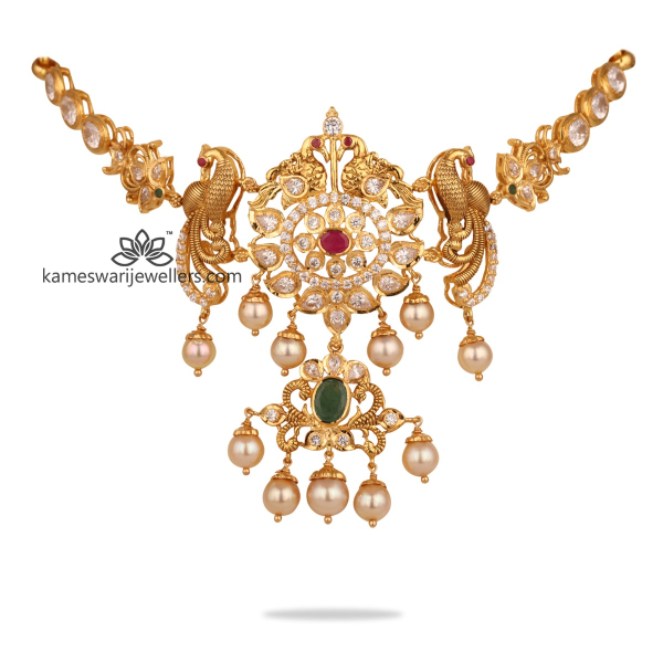 Brinda Pachiwork Short Necklace 