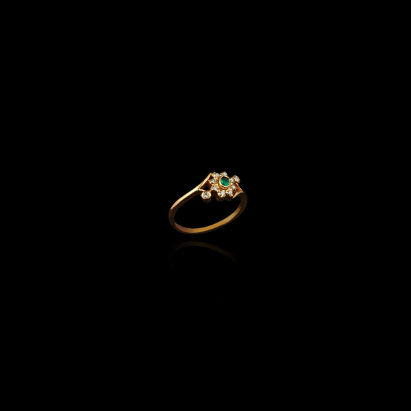 Lotus Center Design Ring
