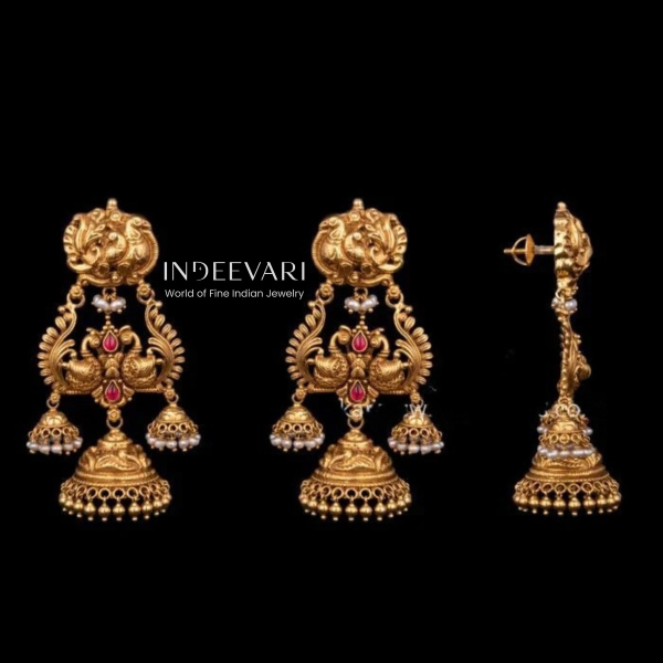Mayura Mutyam Jhumkis