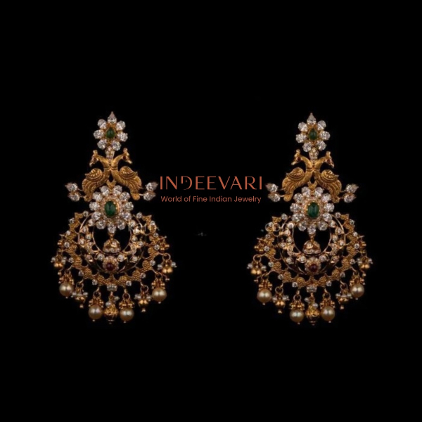 Grand Long Bridal CZ Pachi Long Chandbali