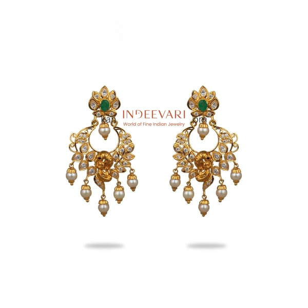 Natural Elegant Gold Chandbali