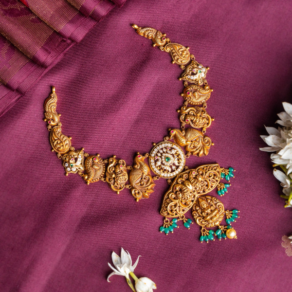 Bhairavi Nakshi Mayuri Necklace
