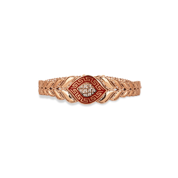 Bhoomi Rosegold Wraparound Bracelet 