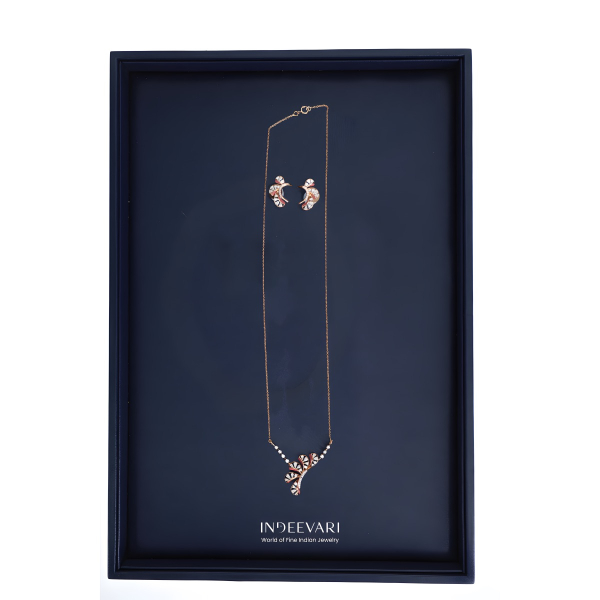 Moon Chain and Earrings Set