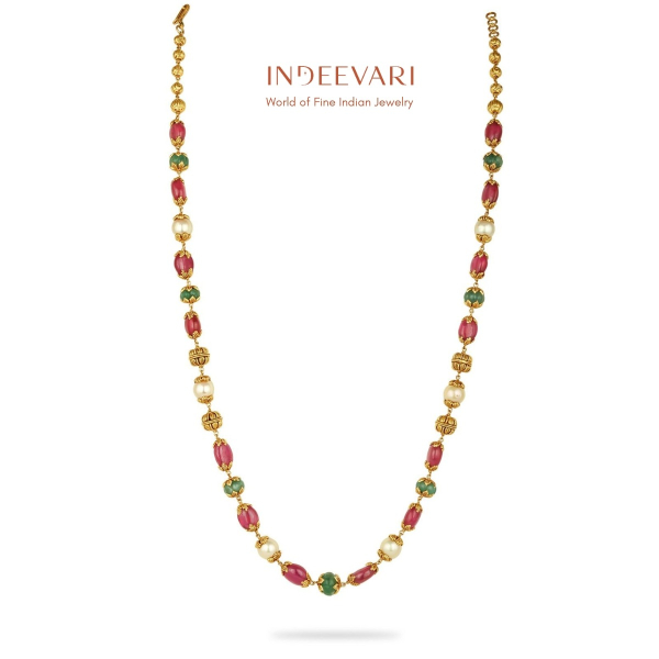 Advith Rubi and Emerald Chain 