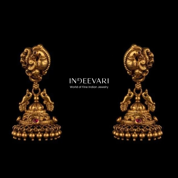 Mayura Natyam Nakas Jhumkis