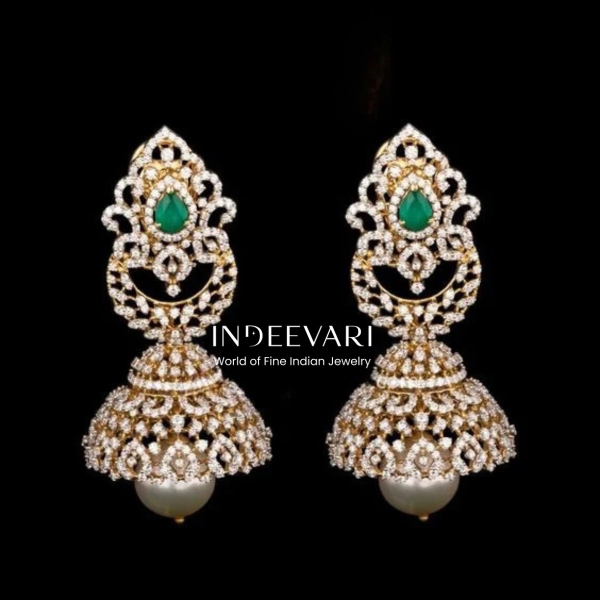 Grand Diamond Convertible Jhumki Chandbali