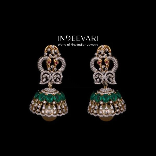 Pekham Diamond Jhumkis