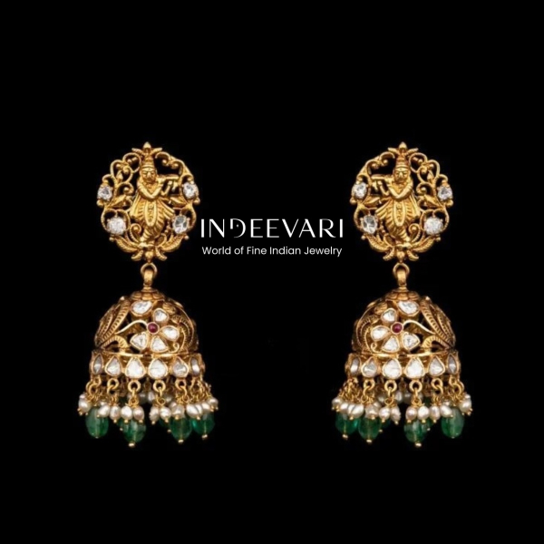 Murari Polki Jhumkis