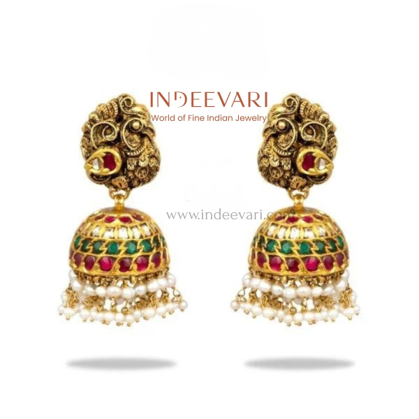 Striking Colourful Jhumkas