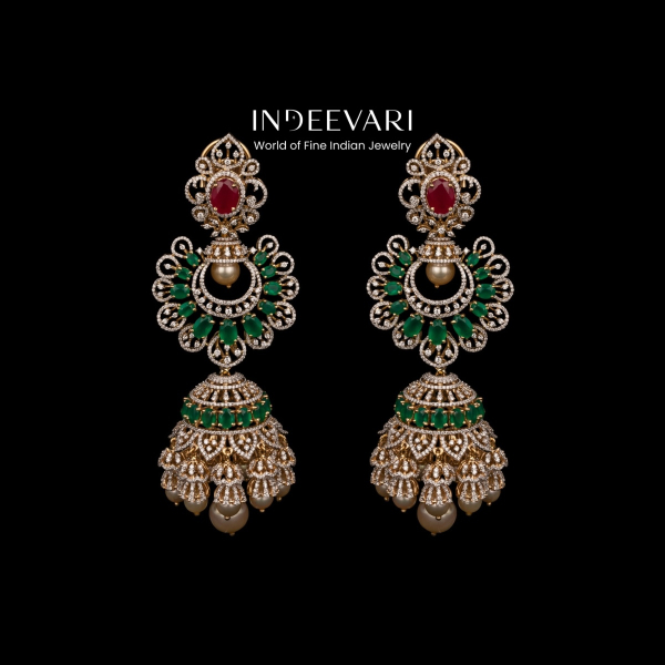 Royal Ravishing Diamond Jhumkas
