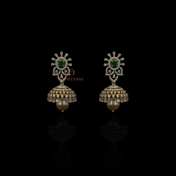Riti Diamond Jhumkis