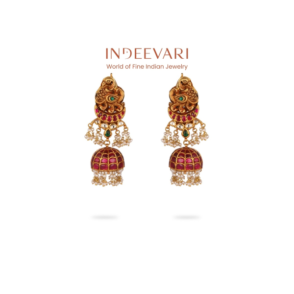 Peacock Heritage Jhumkis