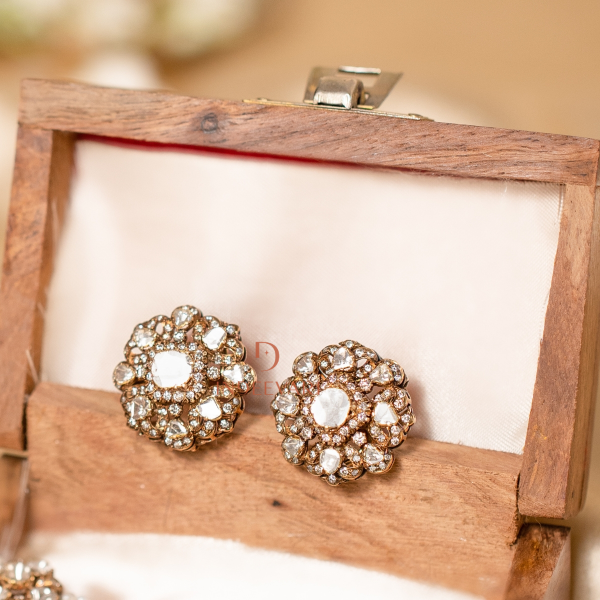 Nisha Diamond Victorian Earrings