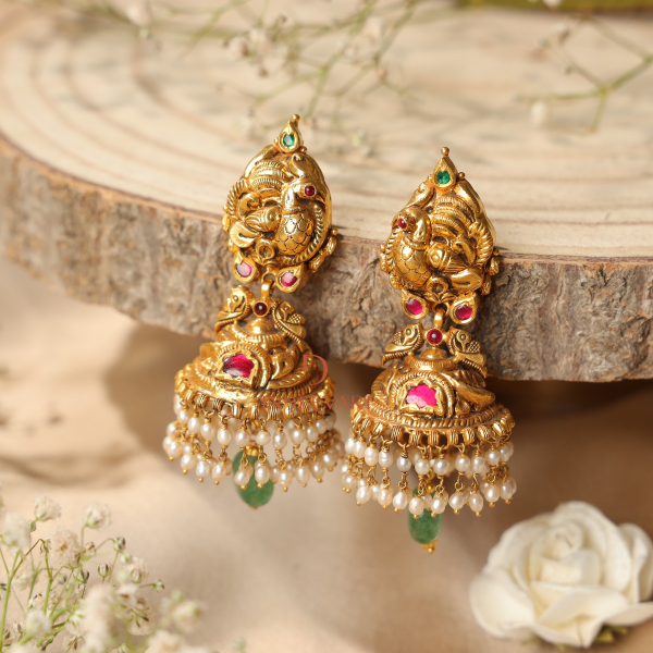Mayuri Nakshi Jhumkis