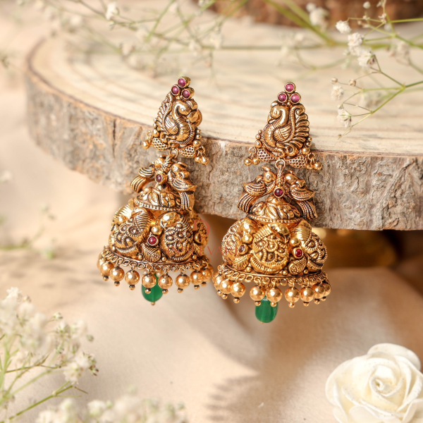 Leela Nakshi Jhumkis