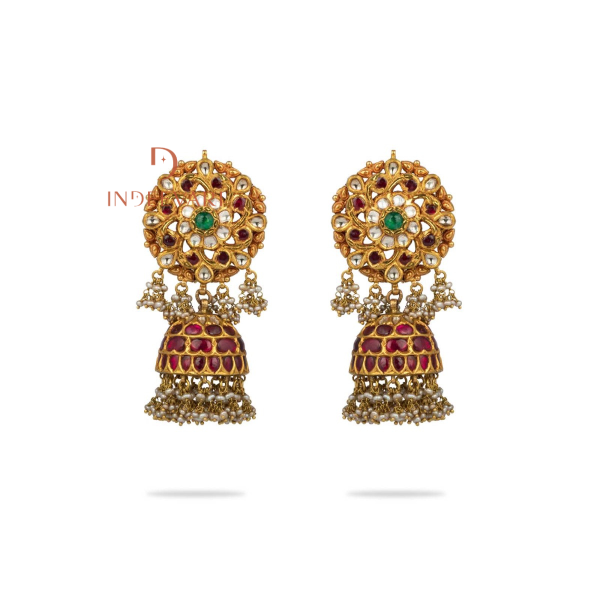 Heritage Chakra Jhumkis