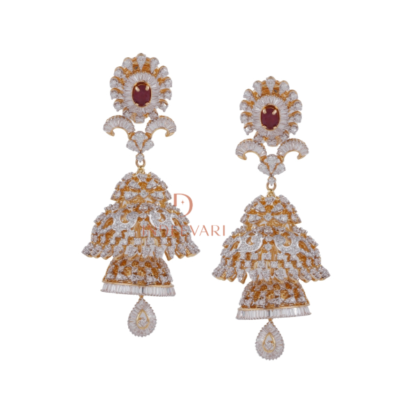 Amika Diamond Jhumkis
