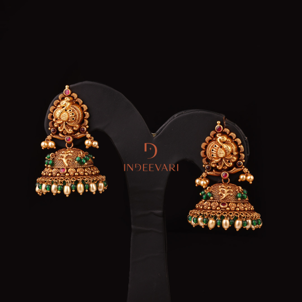 Mayoorika Nakshi Jhumkis