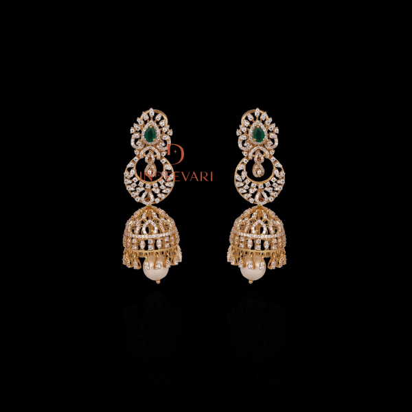 Disha Diamond Detachable Earrings