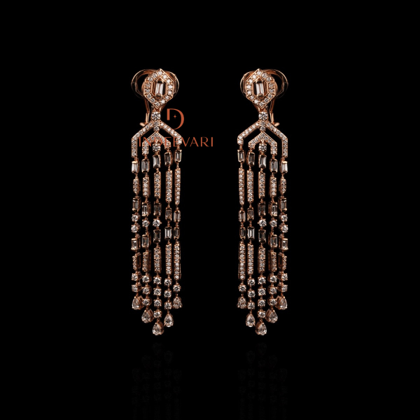 Varsha Diamond Drop Earrings