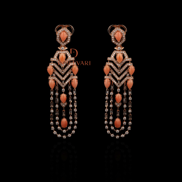 Vagisha Diamond Drop Earrings