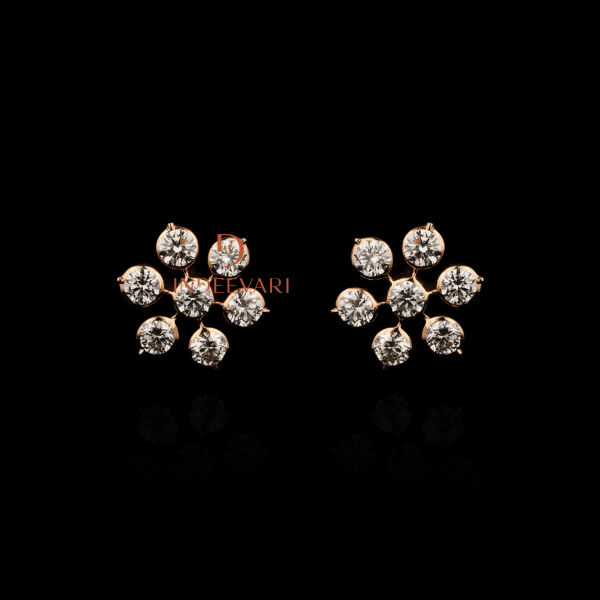 Iksha Diamond Stud Earrings