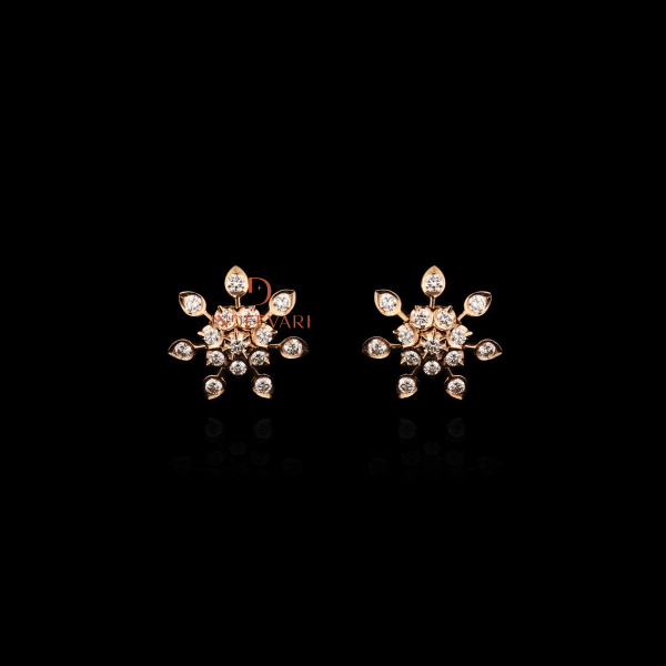 Mira Diamond Stud Earrings