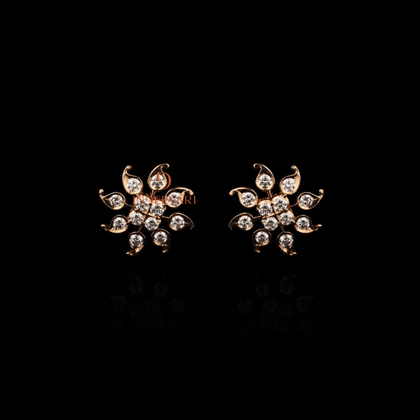 Navika Diamond Stud Earrings